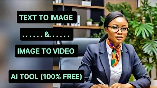 100% FREE TEXT TO IMAGE & TEXT TO VIDEO AI TOOL