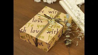 Canvas Project: Calligraphy Gift Box