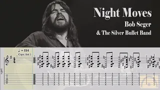 Night Moves - Bob Seger & The Silver Bullet Band | Guitar Tab