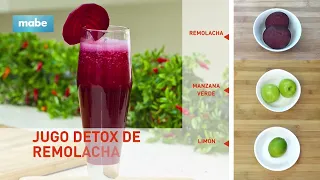 Jugo detox de remolacha | Recetas fáciles y rápidas de hacer | Bebida saludable | Buen Provecho