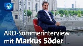 ARD-Sommerinterview mit Markus Söder, CSU