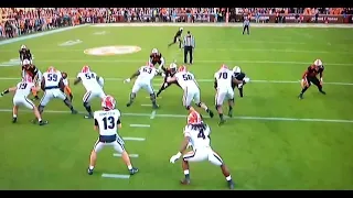 Center and Guard combo blocking vs Odd front