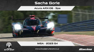 iRacing - 23S4 - Acura ARX-06 - IMSA - Spa - SG