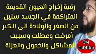 أخرج العيون المتراكمة القديمة التي فيك ستشعر بزوالها بأمر الله