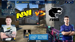 2 ФРАГА С НОЖА ОТ СИМПЛА ЗА РАУНД! NaVi vs Furia - IEM Global Challenge - ЛУЧШИЕ МОМЕНТЫ CSGO