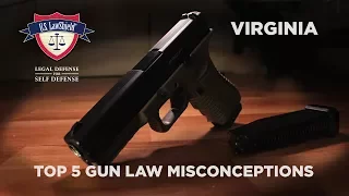 Top 5 Gun Law Misconceptions VIRGINIA