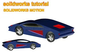 Solidworks motion tutorial | Car motion study in solidworks | Anyone can design