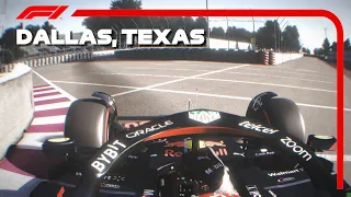 Driving an F1 2022 Car Around the 1984 Version of Dallas, Texas (One of the Hottest GP's Ever!)