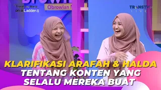 Klarifikasi Arafah & Halda Tentang Konten Yang Selalu Mereka Buat | BROWNIS (11/8/23) P2