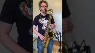 Super Mario World Theme on tenor saxophone #shorts