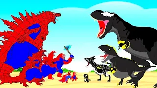 NEW GODZILLA SPIDER VERSE vs TEAM Vestatosaurus, Spinosaurus, T-REX : Who Is The King Of Monster?