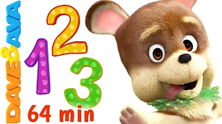 💛 Learn Numbers and Counting | Numbers Song and Counting for Kids 1 to 10 from Dave and Ava 💛