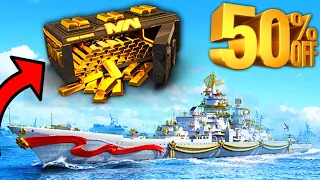 50% Gold Discount: All You Need To Know - Modern Warships