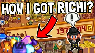How I Make RIDICULOUS Money on my End Game Farm in Stardew Valley!