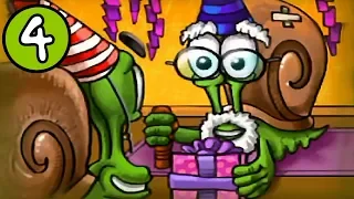 УЛИТКА БОБ день рождение дедушки ЧАСТЬ #1 игра Snail Bob на канале Мистер Игрушкин