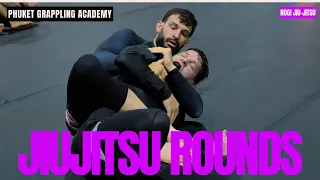 Jiu-Jitsu rounds at Phuket Grappling Academy