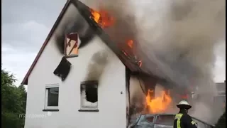 Großeinsatz in Alsfeld - Ein Toter nach Wohnhausbrand