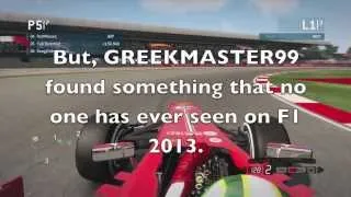 F1 2013 - Funny Silverstone Barrier Glitch