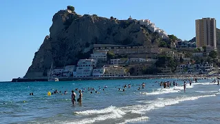 🇪🇸PONIENTE BEACH WALK🏖️☀️/BENIDORM SPAIN🏝️/2023||4K 60Fps🐚