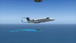 Flying in French Polynesia NTTB to NTGI Learjet 45 by Silkytreat Subscribe Help my Channel Thank you