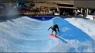 Pro Surfers Ride Weird Machine Wave