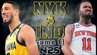 ➡️NBA 2K24 Playoffs Mode | KNICKS vs PACERS | FULL GAME 6