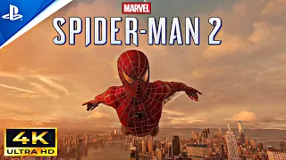 3 minutes and 46 seconds of zero assist swinging super smooth 4k 60FPS HDR #marvel #spiderman2 #ps5