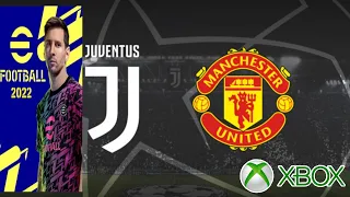 pes football 2022 xbox  gameplay  Manchester United FC vs Juventus full match !