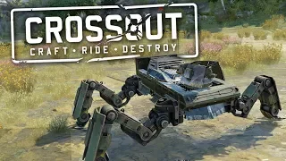 ОБЗОР МОЩНОЙ МАШИНЫ ПАУКА В CROSSOUT