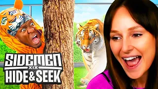 Freya Reacts to SIDEMEN HIDE & SEEK IN A ZOO