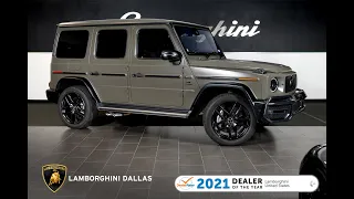 2021 Mercedes Benz AMG G63 Dark Olive Green Magno LC698