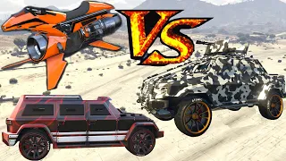 Oppressor MK2 vs Nightshark and Insurgent Pickup Custom *Updated 2021*