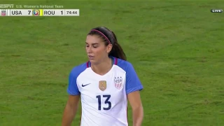 WNT vs. Romania: Alex Morgan Second Goal - Nov. 10, 2016