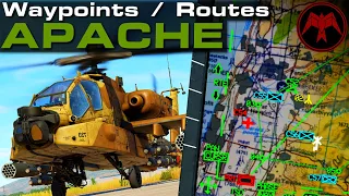 DCS: AH-64D Apache: TSD Manual Waypoints and Routes Tutorial