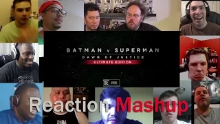 Batman v Superman - Dawn of Justice -  Ultimate Edition Trailer   REACTION MASHUP