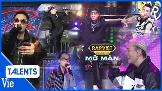 SIÊU ĐỈNH: Tiết mục mở màn RAP VIỆT MÙA 2 x Bộ 6 quyền lực, DJ Mie đã thủ sẵn 10 bộ đồ luân phiên