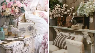 🌸New🌸300 Home rusticVintage ,Shabbychic Farmhouse home decorating ideas#homedecor #farmhouse #rustic