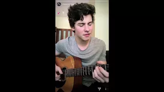 Shawn Mendes "Isn't she lovely" acoustic Instagram Story