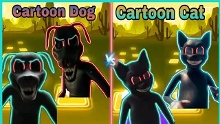 Cartoon Dog/ Never Run VS Cartoon Cat/ Run Away Song - Tileshop EDM Rush!!