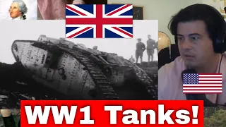 American Reacts Tanks - WW1 Uncut: Dan Snow - BBC