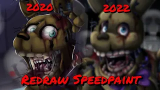 [13+ Gore] William Afton's Death (Fnaf Redraw Speedpaint)