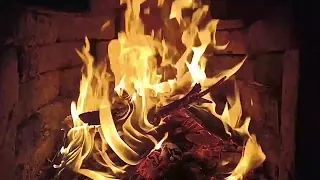 🔥 Relaxing Fireplace | 12 Hours | with Burning Logs & Crackling Fire Sounds for Stress Relief 4k UH