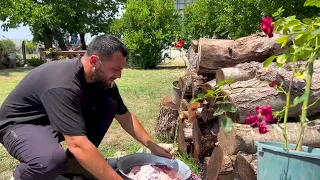 COLHEITA DE MORANGO SELVAGEM, CEREJA BRANCA E VERMELHA! AVÓ COZINHANDO O MELHOR BAKLAVA DA VILA!