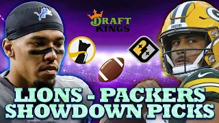 Thursday Night Football Draftkings Showdown : Lions at Packers DFS Picks, Preview + GPP Strategy