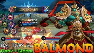 Legendary Monster Balmond 100% UNKILLABLE Build - Top 1 Global Balmond by BAL TOP1 RJ - Mobile Legen