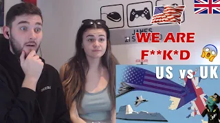 British Couple Reacts to Could US military conquer UK if it wanted to?