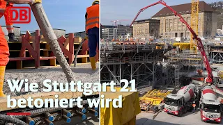 Wie Stuttgart 21 betoniert wird – Betonage einer Kelchstütze der besonderen Art