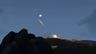 Ukrainian anti-aircraft artillery shoots down 6 Su-34 - Arma 3 (Simulation 1)