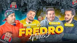 Fredro Games #4 @hungrymantv  ვასა და გუგა vs თორნიკე და Fredro | სახიფათო სიტყვა