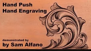 Hand-push hand engraving